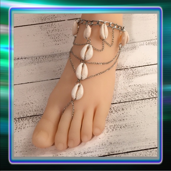 Pair of Shell Anklet Bracelet - Picture 2 of 9